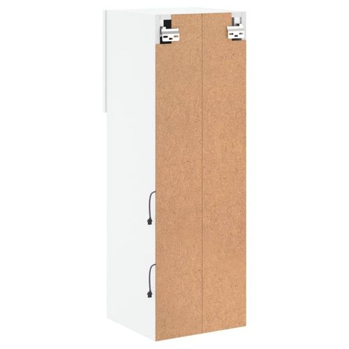 Szafka TV, z LED, biała, 30,5x30x90 cm na Arena.pl