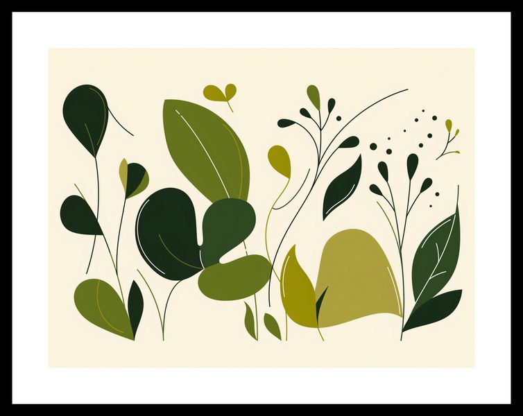 Plakat 40x30cm Świeżość Liści zdjęcie 3