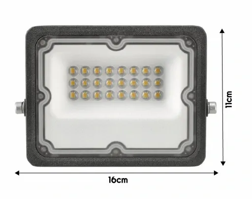 Halogen LED Naświetlacz Reflektor 20W Wodoszczelny Zewnętrzny IP65 PREMIUM zdjęcie 3