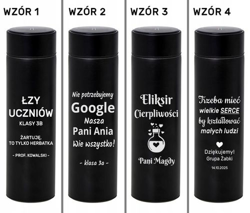 KUBEK TERMICZNY Z GRAWEREM PREZENT na DZIEŃ NAUCZYCIELA dla Wychowawcy na Arena.pl