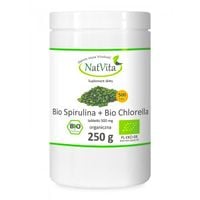 Spirulina + Chlorella Bio 500tab Natvitaorganic