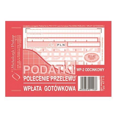 DRUK 471-5 PODATKI WP-2 zdjęcie 1