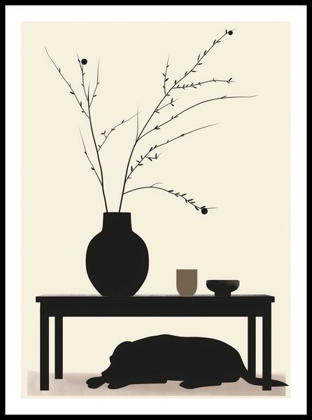 Plakat 50x70cm Wypocznij Psino zdjęcie 3