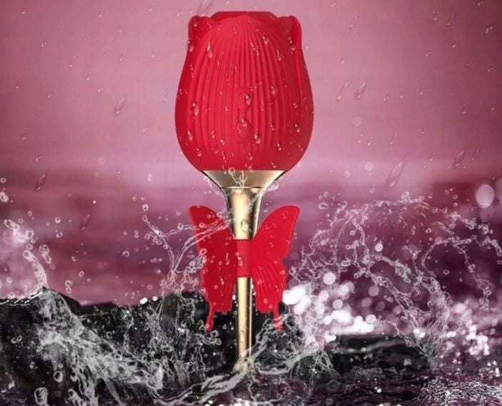 Wibrator damski Stymulatro łechtaczki Masażer róża zdjęcie 4