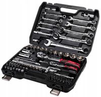 SCHMITH ZESTAW NARZĘDZI KLUCZY NASADOWYCH 82SZT. 1/2" 1/4" 3/8" SQN-82 TORX