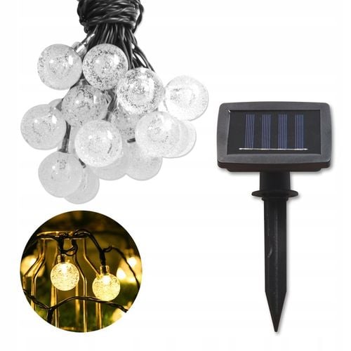 GIRLANDA SOLARNA OGRODOWA KULKI 20 LED na Arena.pl