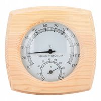 TERMO-HIGROMETR 2w1 DO SAUNY HIGROMETR TERMOMETR SAUNA ŚWIERK