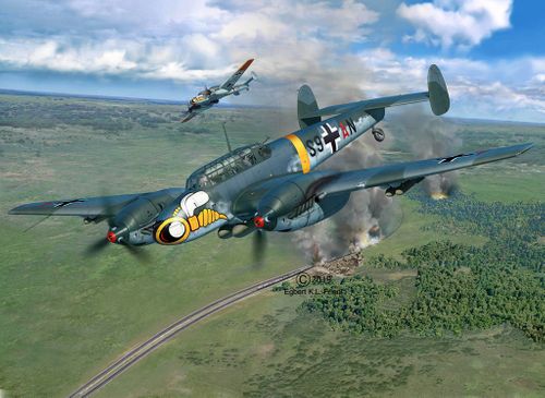 Model plastikowy Messerschmitt Bf110 C-2 / C-7 na Arena.pl