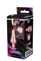 gleaming love rose gold pleasure plug s