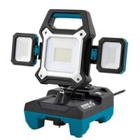 akumulatorowa lampa warsztatowa 18v 25w 2500lm 0*ah sas - ded6907h