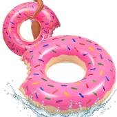Koło do pływania dmuchane duże materac do wody basenu donut kółko 120cm xxl