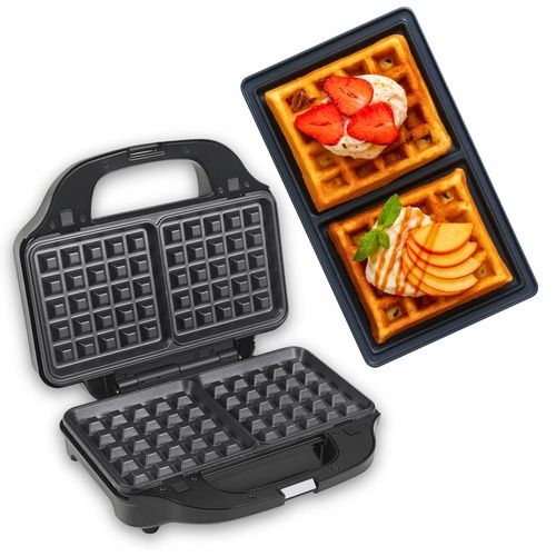 OPIEKACZ GRILL GOFROWNICA 3W1 DO KANAPEK TOSTÓW TOSTER ELEKTRYCZNY na Arena.pl