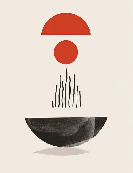 Plakat 50x65cm Półokrągła Forma zdjęcie 1