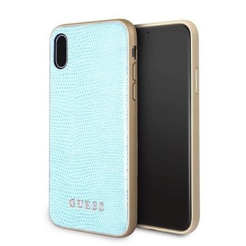 Guess GUHCPXPYLBL iPhone X/XS blue /niebieski Python na Arena.pl