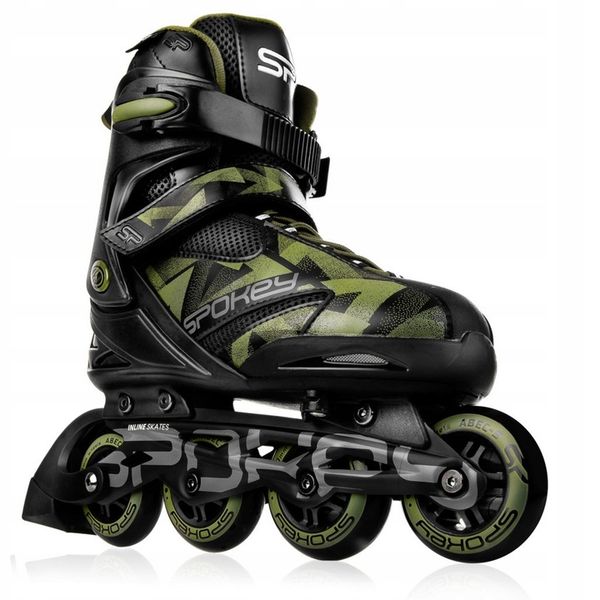 Rolki łyżworolki regulowane Spokey MAKAN BK/GR 32-35 zdjęcie 11