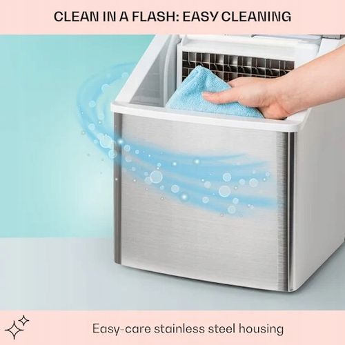 Kostkarka do lodu Klarstein Clearcube Krystaliczny Przeźroczysty Lód 13kg na Arena.pl