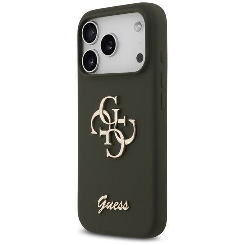 Etui Guess Silicone Big 4G Script do iPhone 17 Pro khaki na Arena.pl