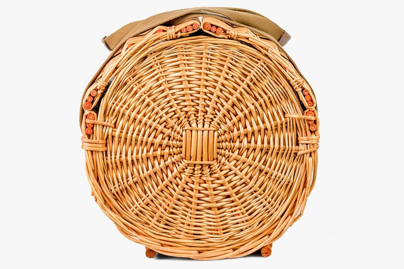 Pleciony kosz piknikowy dla 2 osób Termotorba Koc zdjęcie 2