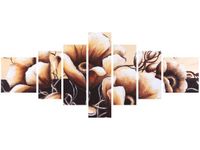 160CM 70CM OBRAZ 7 ELEM DOSTOJNE KWIATY ŚCIENNY