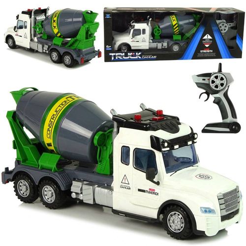 Betoniarka Ciężarówka R/C Obrotowa Gruszka Biała Pilot 2,4 G na Arena.pl