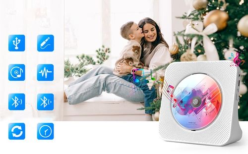 ODTWARZACZ CD PRZENOŚNY RADIO FM ODTWARZACZ CD BIURKOWY GŁOŚNIK na Arena.pl