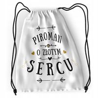Plecak Sportowy Szkolny Piromana Worek Torba Z Nadrukiem Ze Zdjęciem