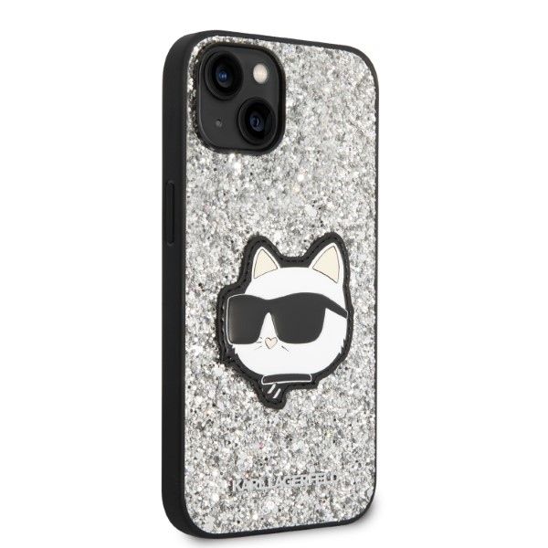 Etui Karl Lagerfeld do iPhone 15 Plus, iPhone 14 Plus, Srebrny zdjęcie 4