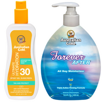 Australian Gold Żel W Sprayu Z Filtrem SPF30 + Forever After 400ml