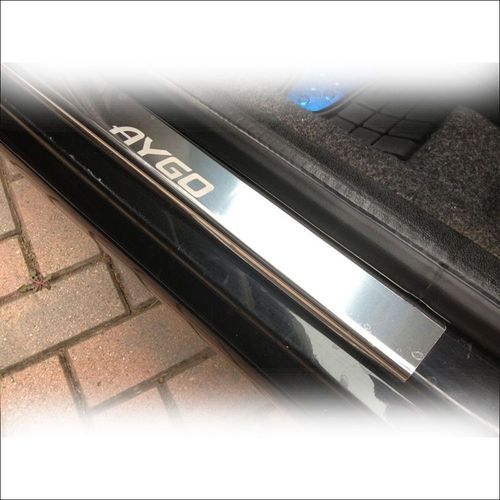 Listwa progowa TOYOTA AYGO MK1 Stal nierdzewna 304 połysk 4szt na Arena.pl