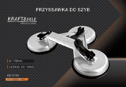 Przyssawka do szyb, paneli 150kg KD10194 na Arena.pl