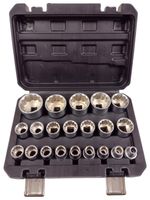Zestaw kluczy nasadek SPLINE 1/2" STONER SK-021-03-ST 8-36mm 21el CrV