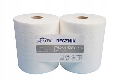 RĘCZNIK FRYZJERSKI WŁÓKNINOWY CZYŚCIWO 2 ROLKI X 1,4 KG MEGA CHŁONNY na Arena.pl