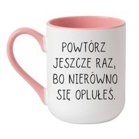 Elegant Biało-Różowy 330 ml