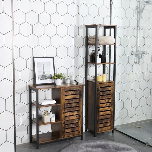 STORAGECABINET/BROWN/BLACK/37X30X81CM na Arena.pl
