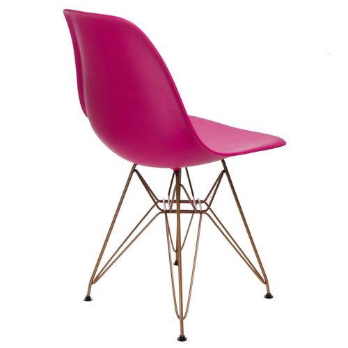Krzesło P016 PP Gold dark pink na Arena.pl