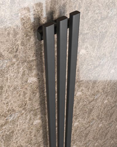 GRZEJNIK DEKORACYJNY MIKI 160/21 CZARNY STRUKTURA na Arena.pl