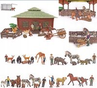 ZESTAW FARMA dla dzieci Safari FIGURKI ZWIERZĄT cała kolekcja