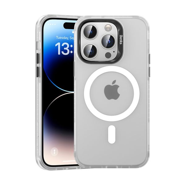 Benks Etui Magnetic Lucid Armor do Iphone 15 Pro biały zdjęcie 1