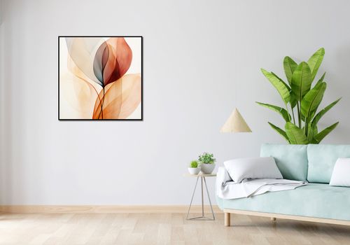 Plakat 80x80cm Eteryczne Liście na Arena.pl
