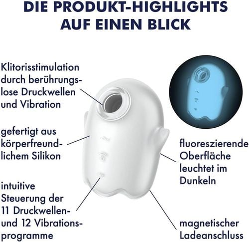 satisfyer glowing ghost white na Arena.pl