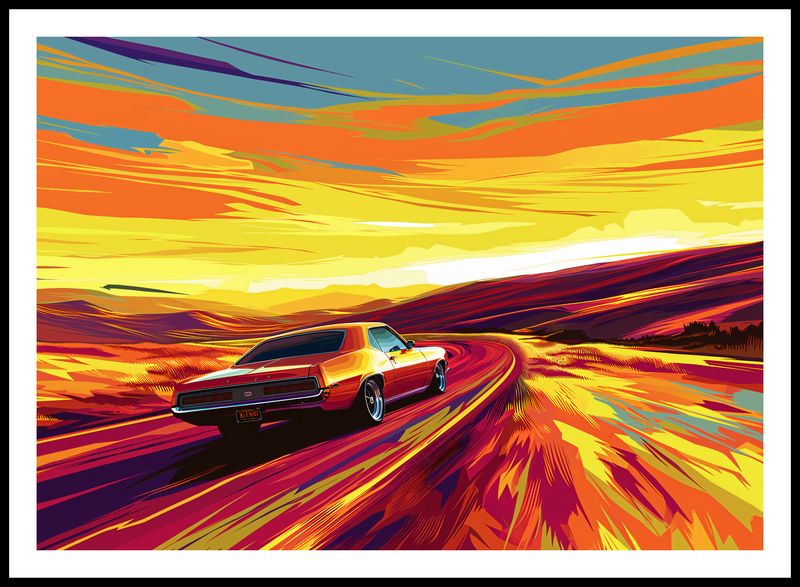 Plakat 84,1x59,4cm Pędź Przed Siebie zdjęcie 3