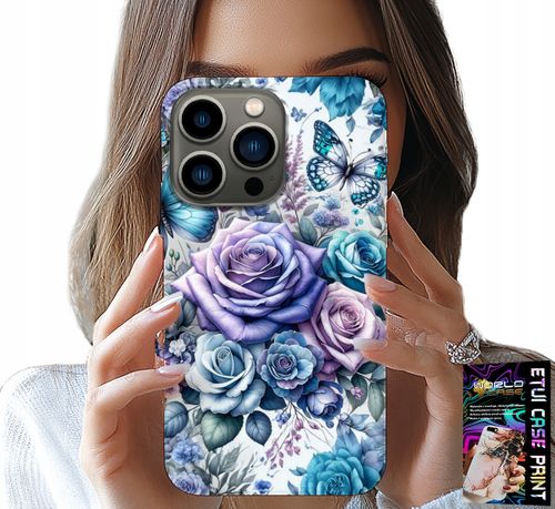 ETUI DO IPHONE 16 PRO - KWIECISTE WZORY RÓŻEKWIATKI CASE + SZKŁO na Arena.pl