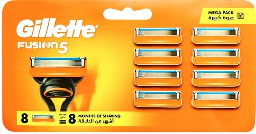 Wkłady do maszynki gillette fusion 5 ORYGINALNE ( 8 sztuk ) ZESTAW na Arena.pl