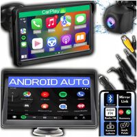 STACJA MULTIMEDIALNA RADIO MONITOR ANDROID AUTO CARPLAY KAMERA COFANIA