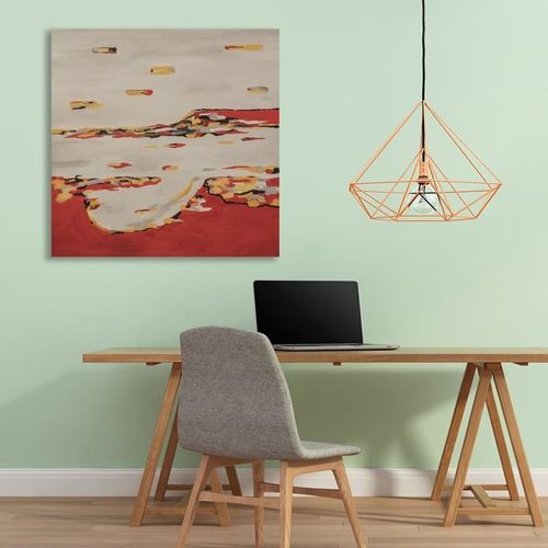 Obraz na płótnie - Canvas, Kompozycja abstrakcyjna 80x80 na Arena.pl