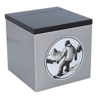 Urna dla snowboardzisty Tematyczna urna kremacyjna Tabliczka / Nie