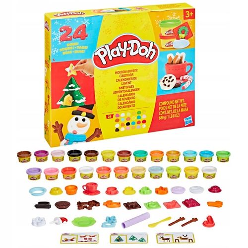 Play-Doh Ciastolina Kalendarz Adwentowy Świąteczny akcesoria Hasbro G0501 na Arena.pl