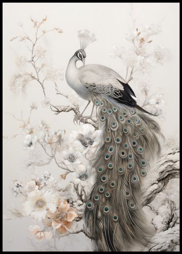 Plakat 67,5x95cm Pawia Gracja na Arena.pl