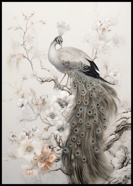 Plakat 67,5x95cm Pawia Gracja zdjęcie 2