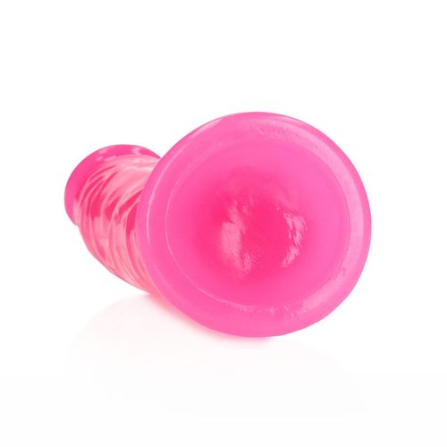 slim realistic dildo with suction cup   glow in the dark   6 / 15,5 cm na Arena.pl